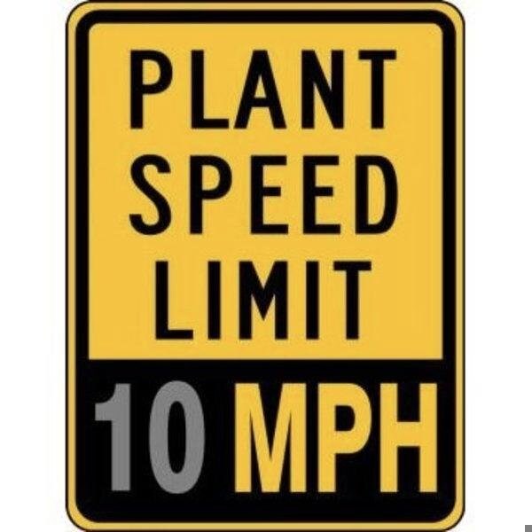 Accuform SPEED LIMIT SIGN PLANT SPEED LIMIT FRR32920HP FRR32920HP - main